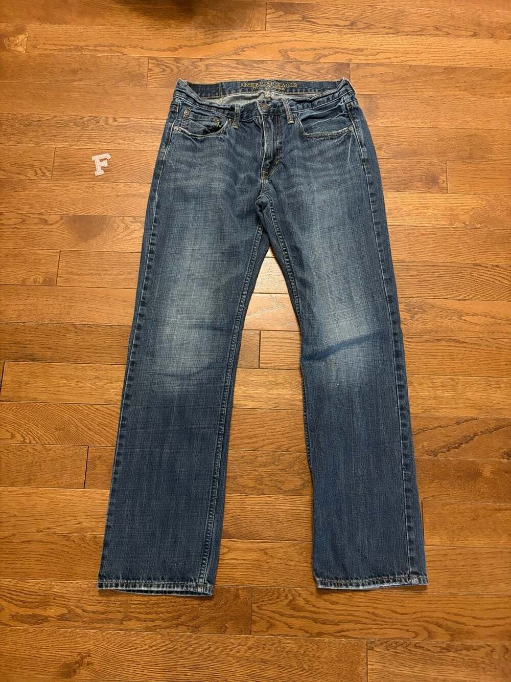 American Eagle Outfitters Original Straight Jeans 30x32 Blue Denim